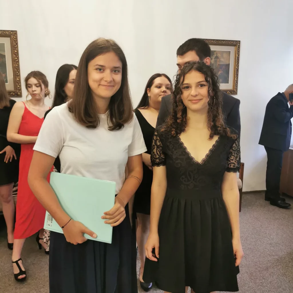 Slavnostní předávání maturitního vysvědčení