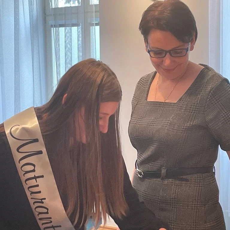 Slavnostní předávání maturitního vysvědčení